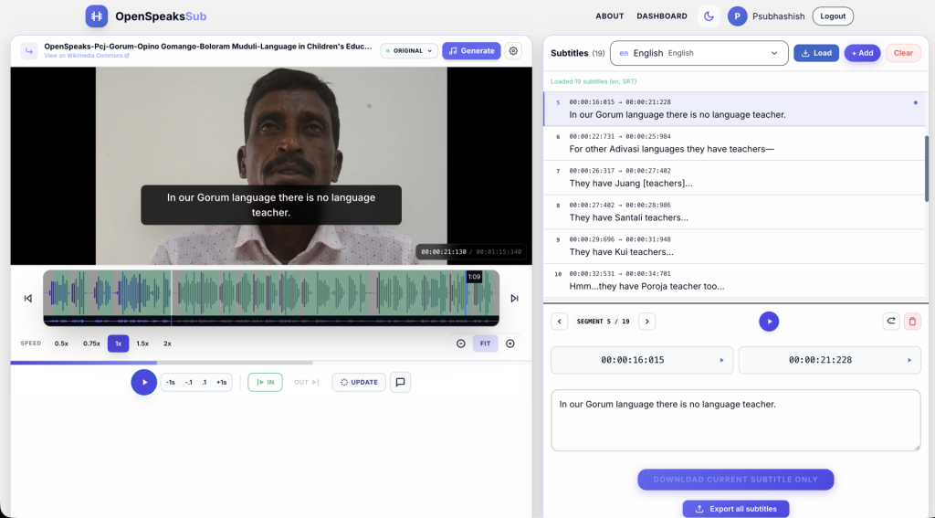 OpenSpeaks Archives Documents Endangered Indian Languages